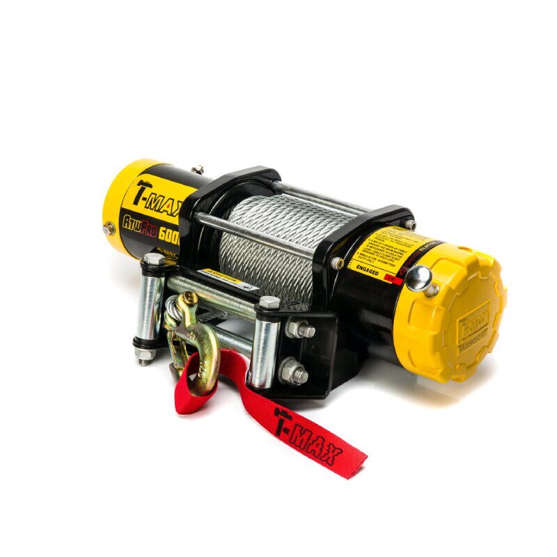 Электрическая лебёдка T-MAX Atw Pro 4500 12v со стальным тросом