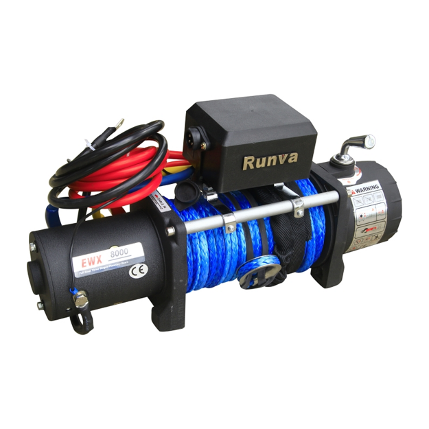 Лебедка с синтетическим тросом Runva EWX8000SR